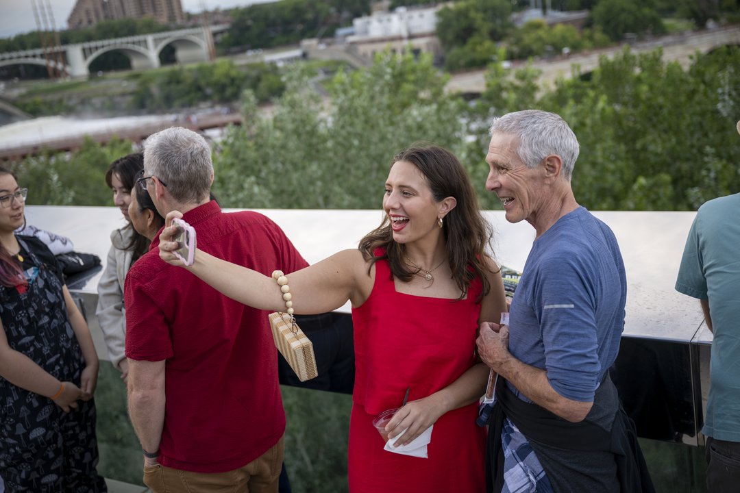 Patrons on the Endless Bridge