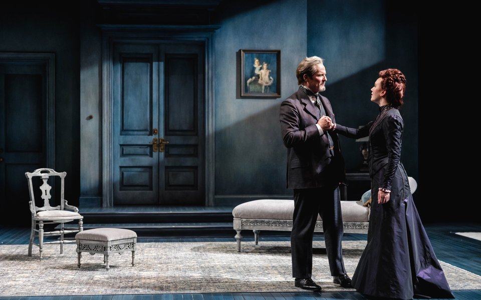 David Andrew MacDonald and Amelia Pedlow in A Doll's House