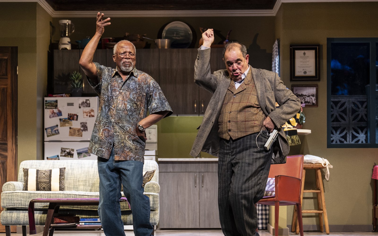 John Kani and Edward Gero (Teresa Castracane Photography)