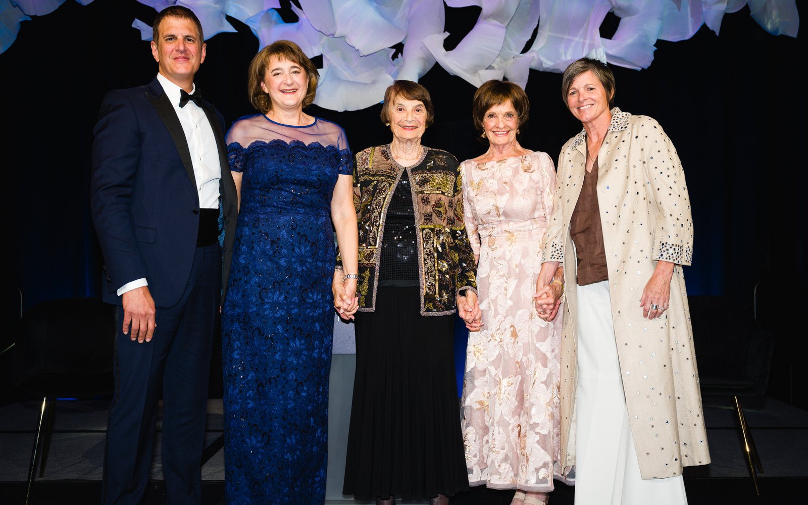 Joseph Haj, Martha Goldber Aronson, Luella Goldberg, Marilyn Carlson Nelson and Wendy Nelson (Joe Dammel)