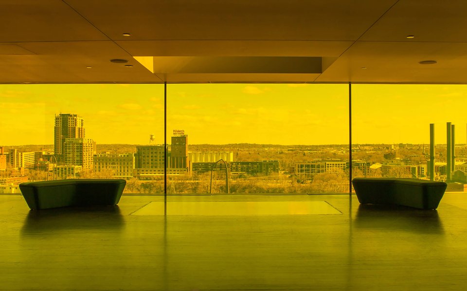 The Amber Box on Level Nine empty on a sunny afternoon.