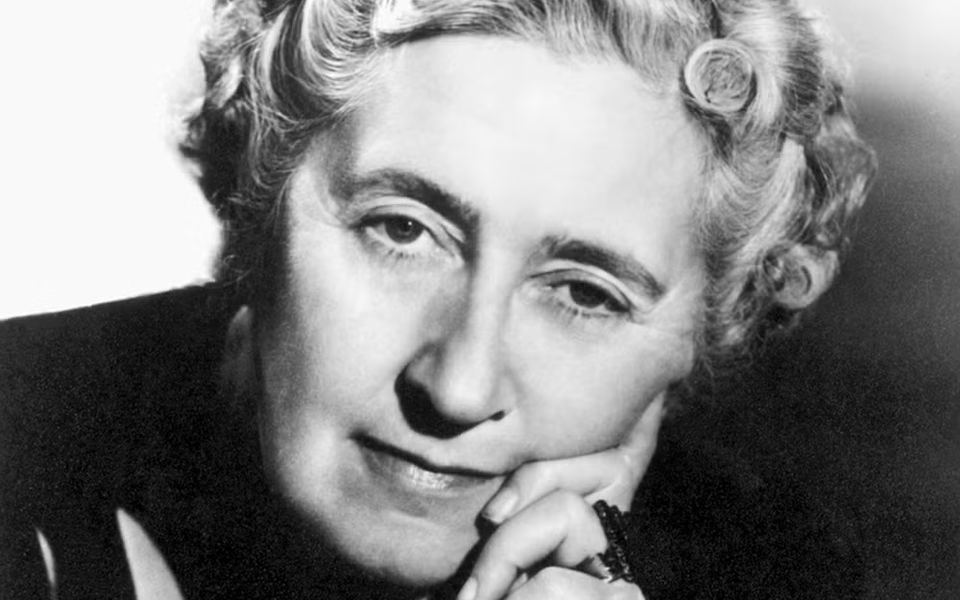 A headshot of Agatha Christie