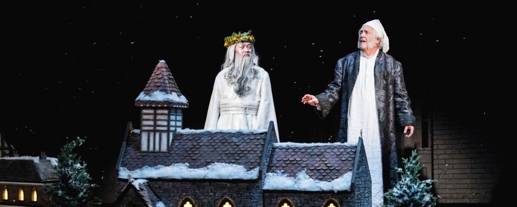 Actors in A Christmas Carol.