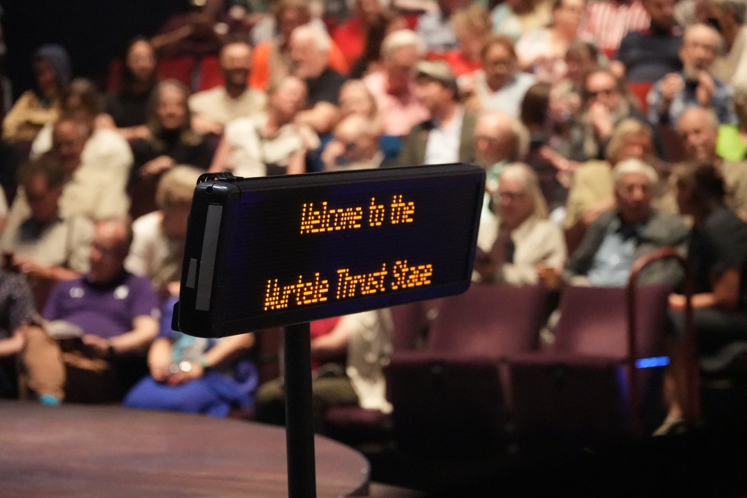 Open Caption Signage