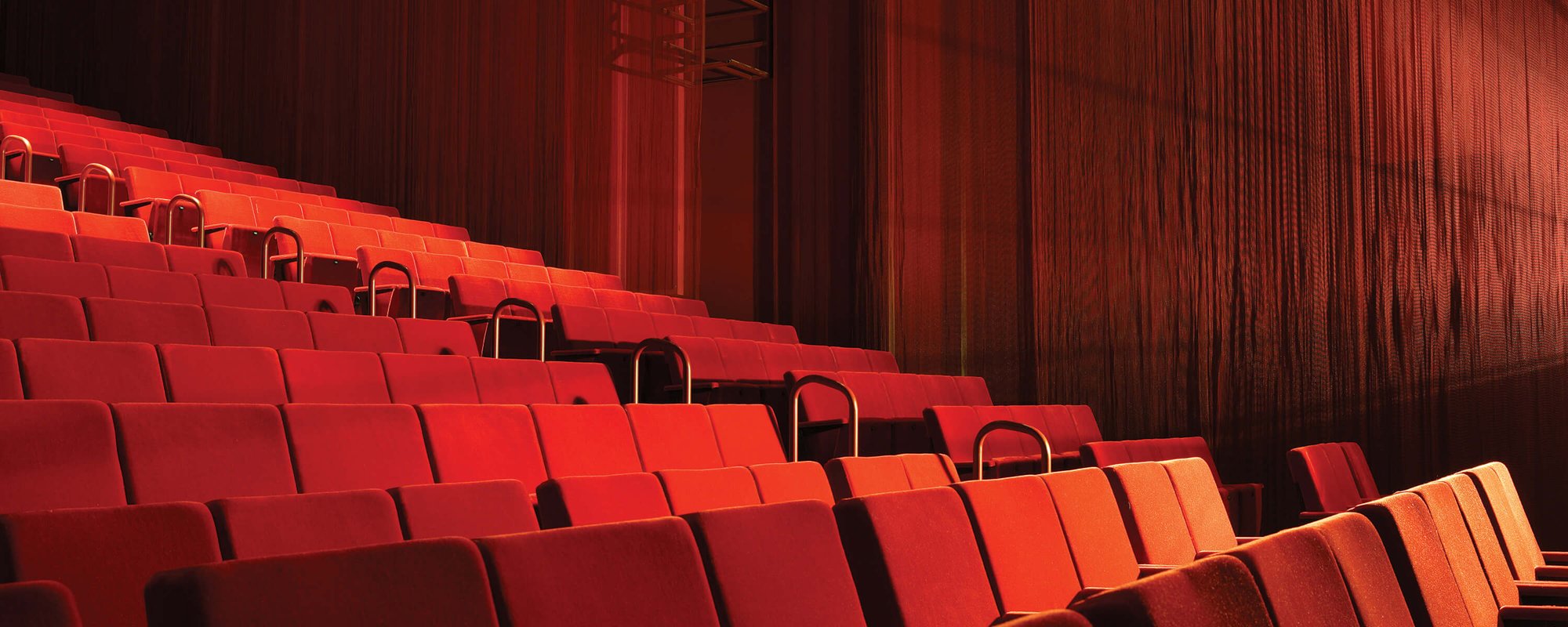 McGuire Proscenium seats photographed in profile.