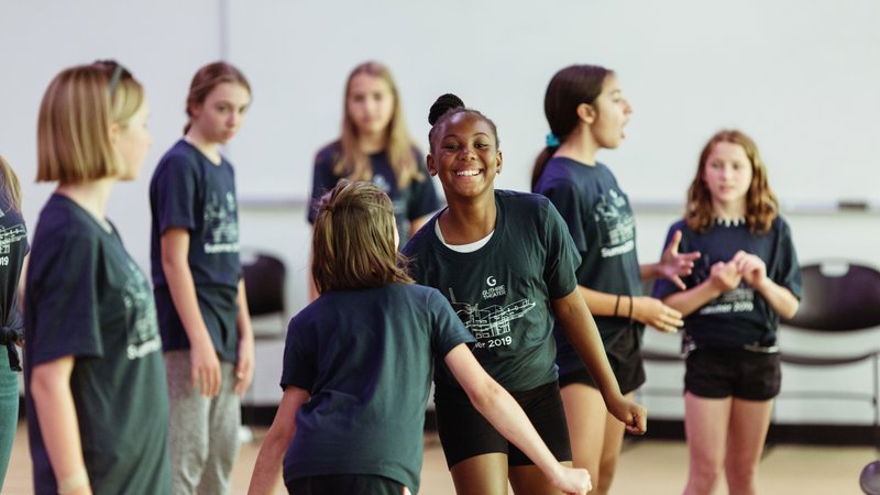 Guthrie summer campers perform during a musical theater camp (Nathan Dale Studios)