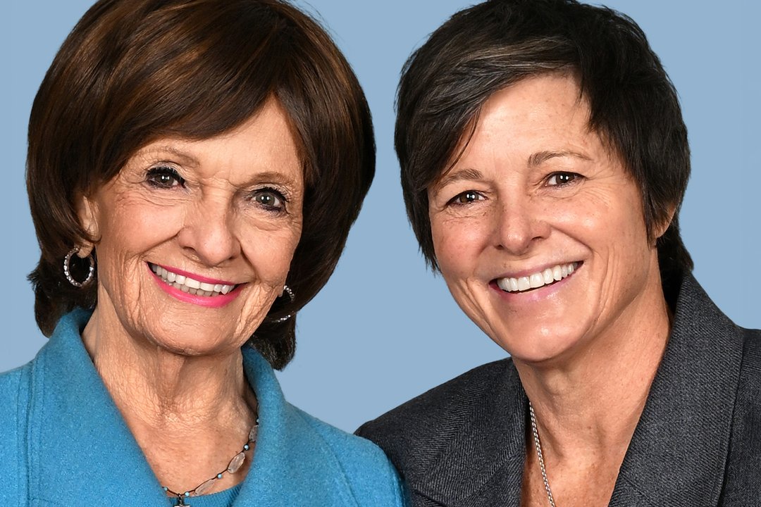 Wendy Nelson and Marilyn Carlson Nelson