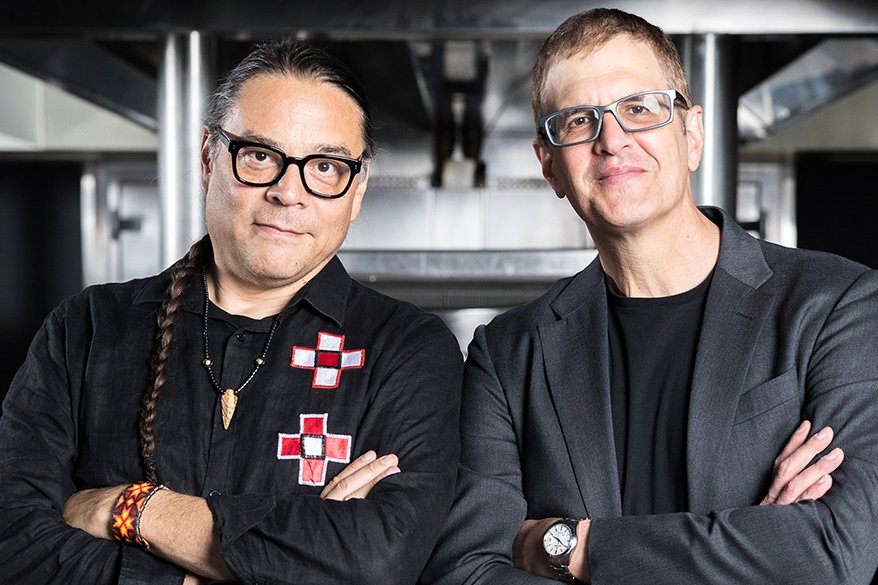 Chef Sean Sherman and Artistic Director Joseph Haj